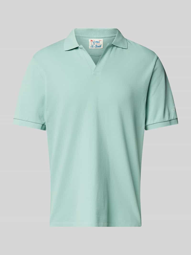 MC2 Saint Barth Regular fit poloshirt met V-hals model 'CHARLES'