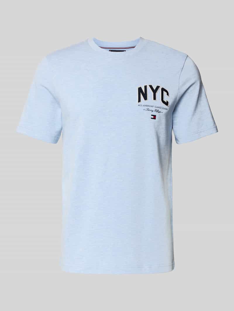 Tommy Hilfiger Regular fit T-shirt van puur katoen