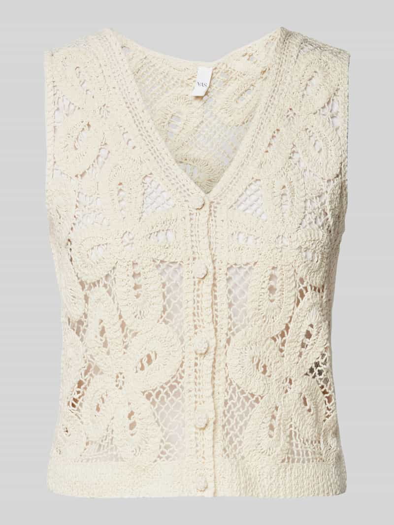 YAS Top in gebreide look met ajourpatroon model 'ANULA'