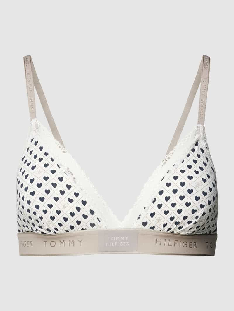 Tommy Hilfiger Beha met all-over motief en kant