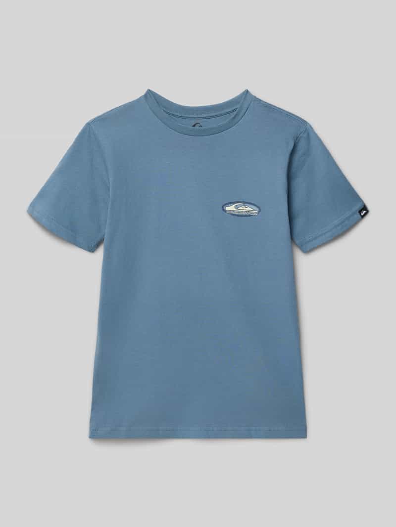 Quiksilver T-shirt met labelprint model 'EVO'