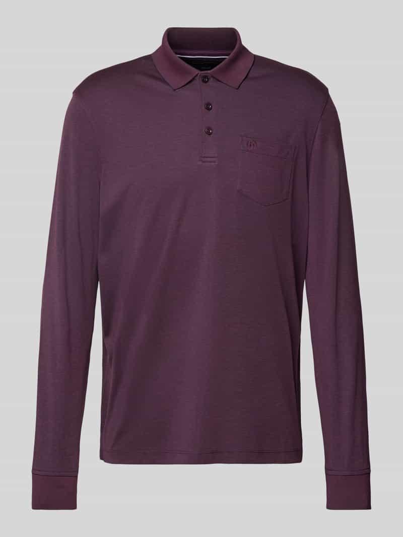 Bugatti Regular fit poloshirt met katoen