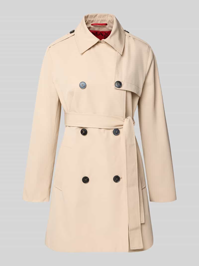 regular fit trenchcoat met katoen model 'ARIS'