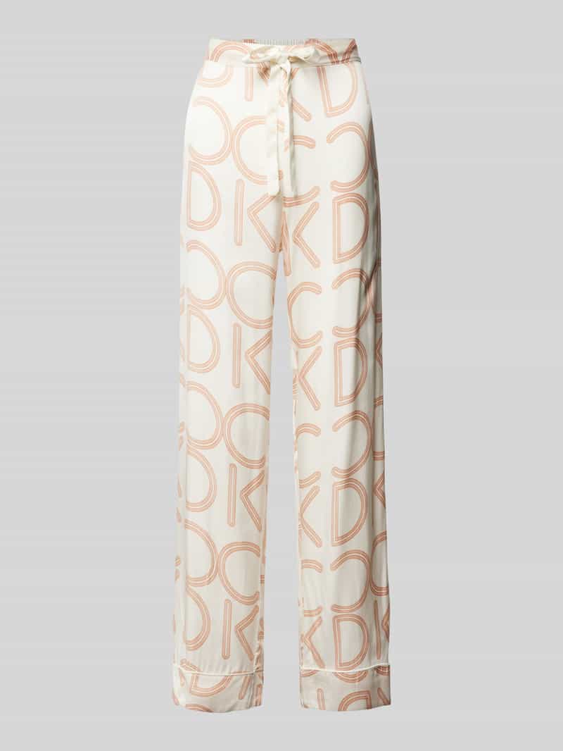 CCDK Copenhagen Straight leg pyjamabroek met tunnelkoord model 'Janet'