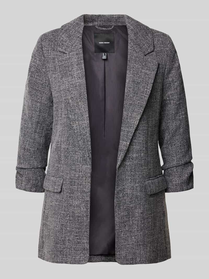 Vero Moda Blazer Vmfrida 3/4 Regular Blazer Noos 10306404 Black/salt And Pepper Dames Maat - W34