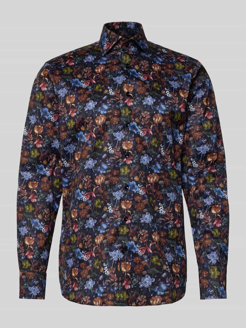 OLYMP SIGNATURE SLIM FIT Slim fit zakelijk overhemd met kentkraag model 'Savio'