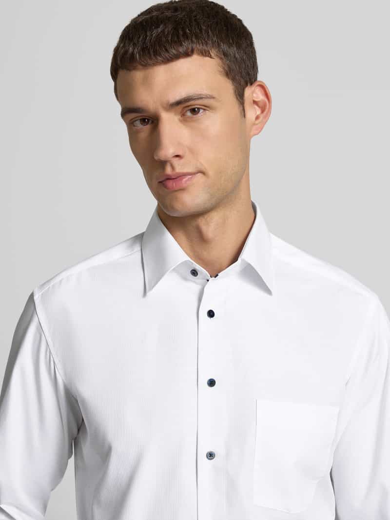 ETERNA REGULAR FIT Modern fit zakelijk overhemd met knoopsluiting