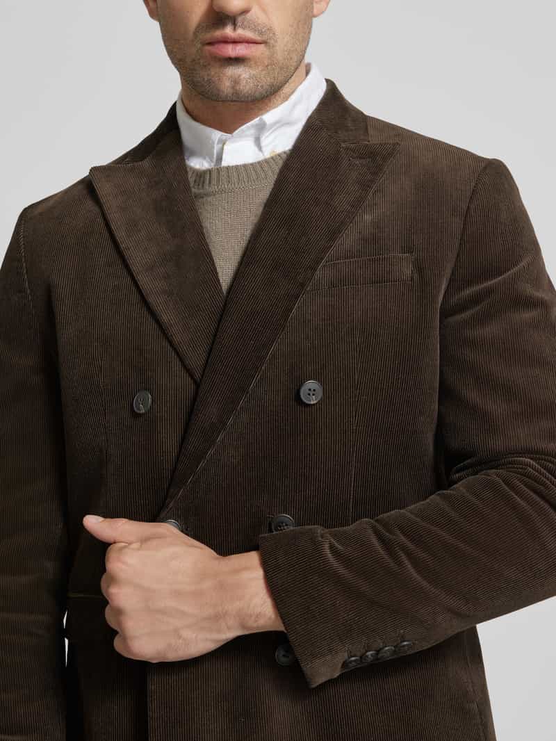 Selected Homme Regular fit colbert met fijne corduroy