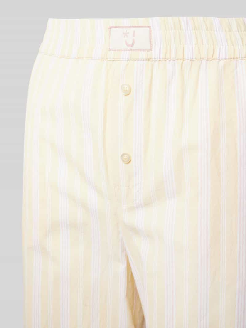 Jake*s Casual Regular fit pyjamabroek met labelpatch