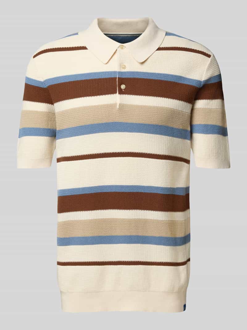 Scotch & Soda Poloshirt met korte knoopsluiting