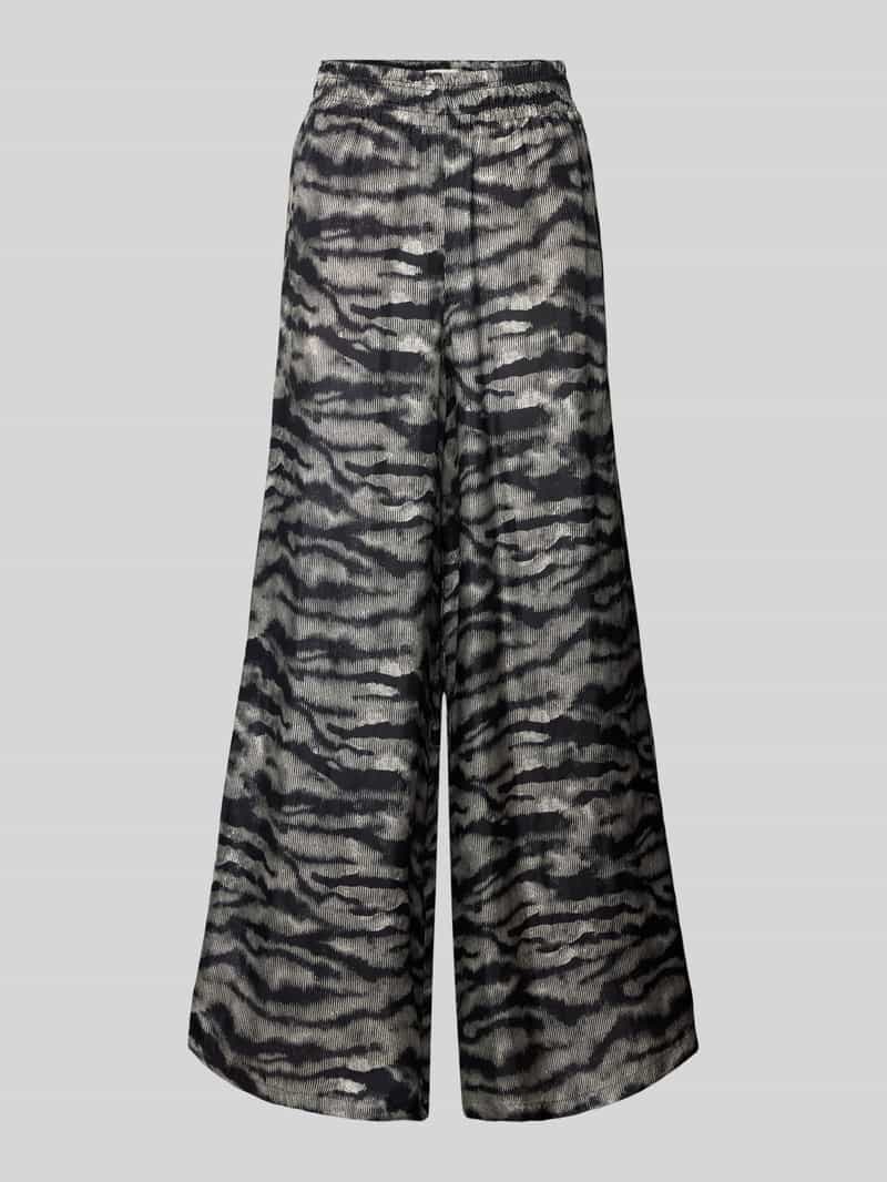 drykorn Wide leg stoffen broek met elastische band model 'CEILING'