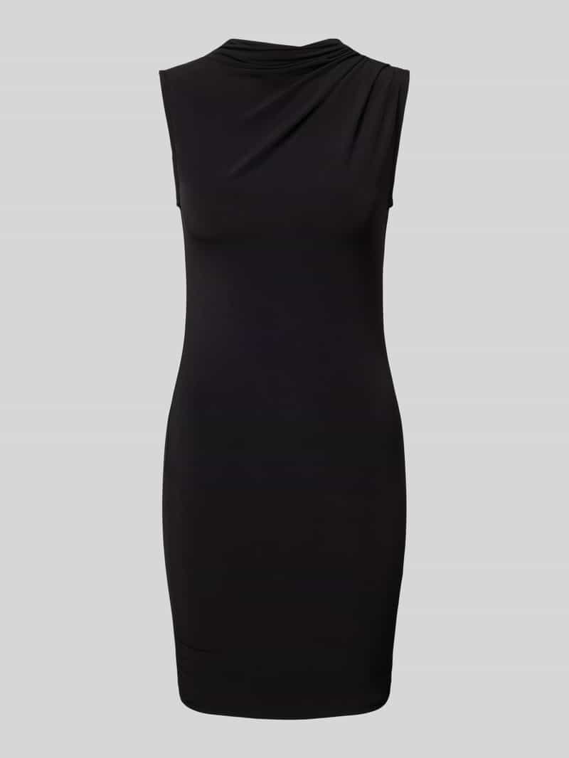 Pieces Mini-jurk met cascadehals