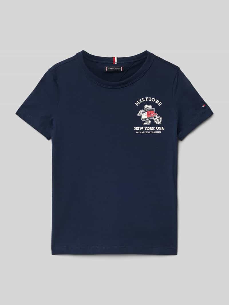 Tommy Hilfiger Kids T-shirt met ronde hals model 'FLAG FUN'