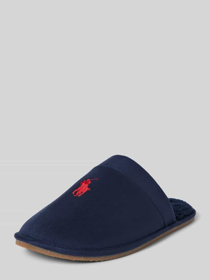 Polo Ralph Lauren Slippers met logostitching, model 'KLARENCE'