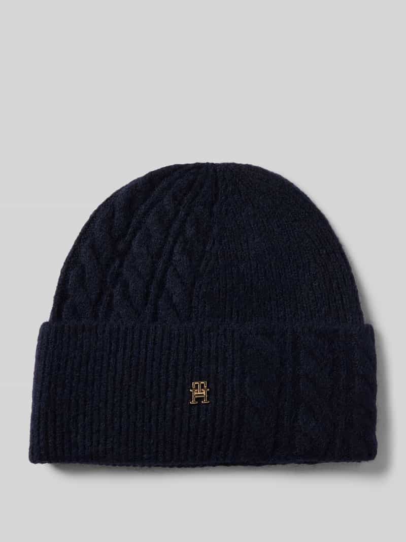 Tommy Hilfiger Beanie met wol en alpaca