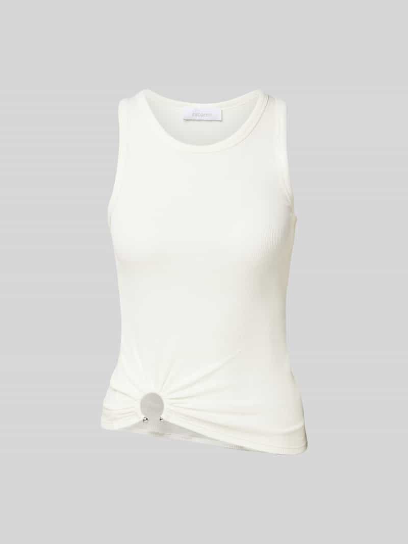 Tanktop met plooien