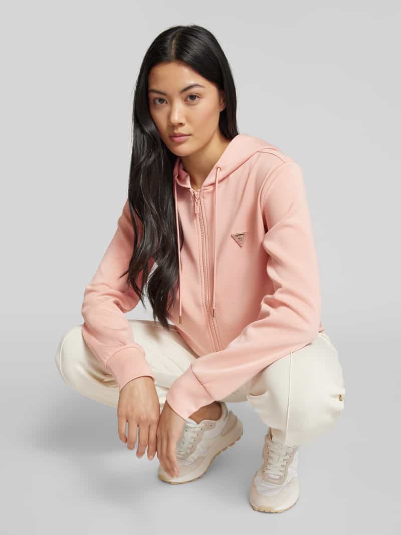 Guess Activewear Sweatjack met labeldetail model 'OLYMPE'
