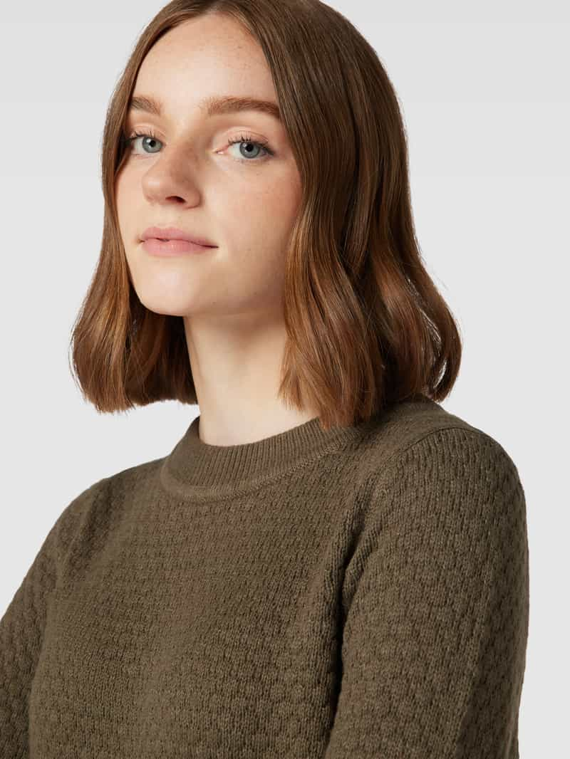 Esprit Gebreide pullover met structuurmotief