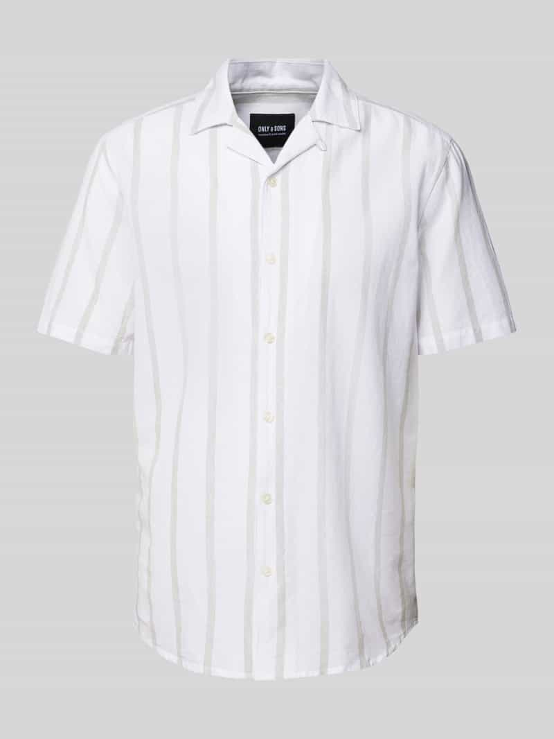 Only & Sons Regular fit vrijetijdsoverhemd met reverskraag model 'CASEY'