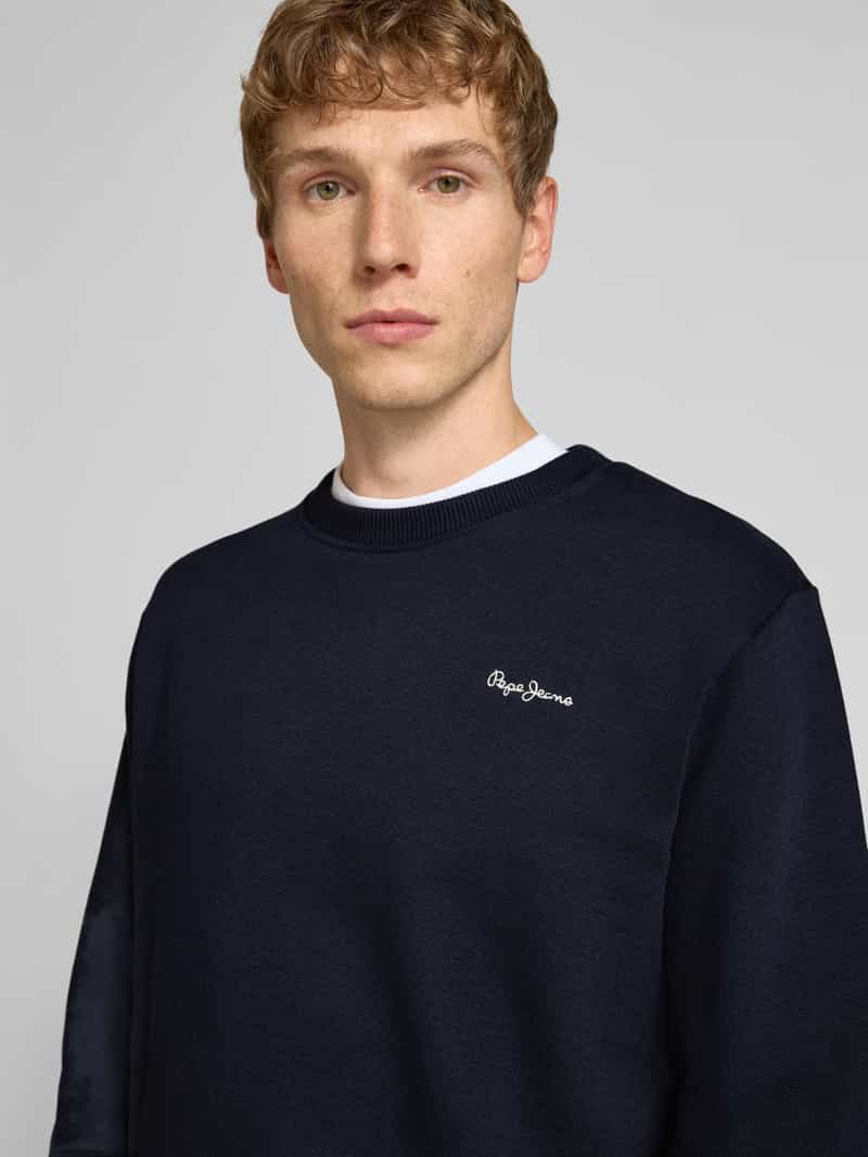Pepe Jeans Regular fit sweatshirt van katoenmix model 'MACBETH'