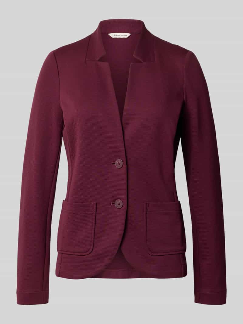 Tom Tailor Regular fit korte blazer in gestructureerde look