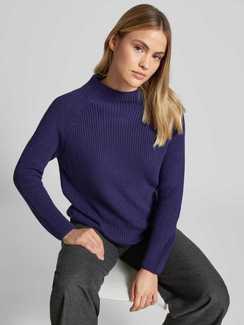 monari Gebreide pullover met labeldetail