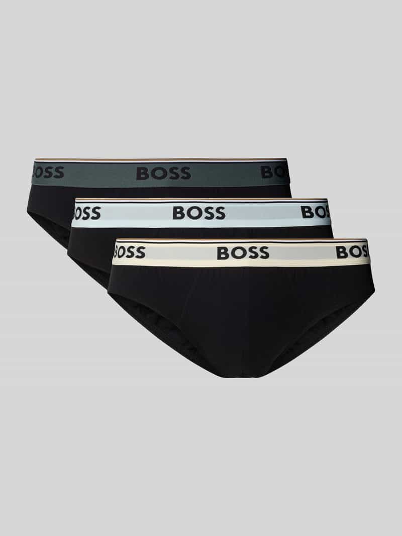 Boss Slip van katoenmix in een set van 3 stuks