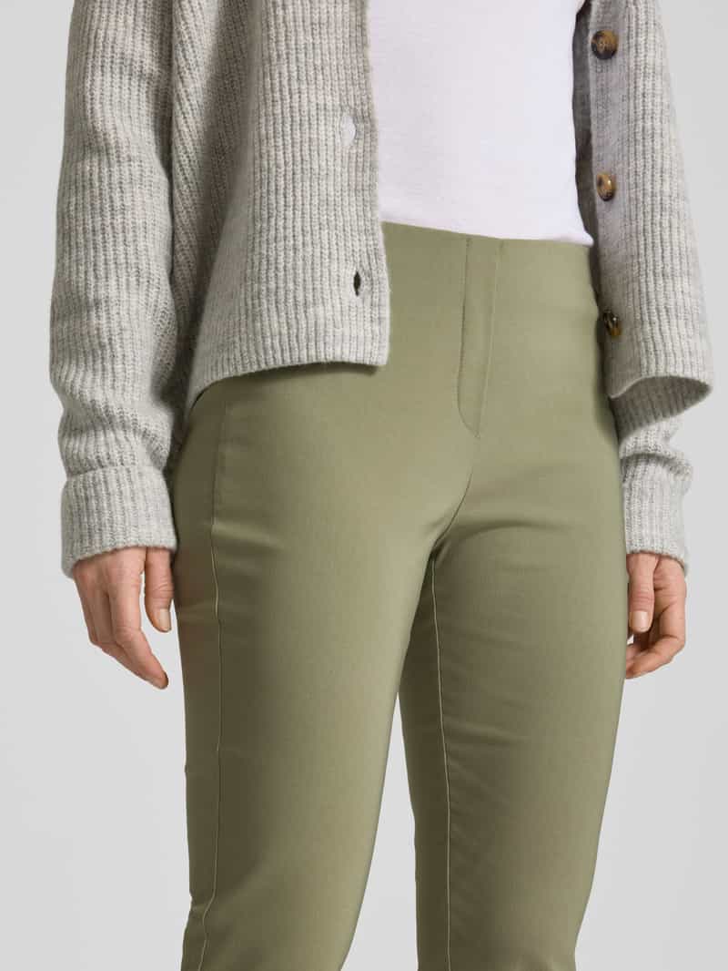 STEHMANN Slim fit broek met elastische band model 'INA'