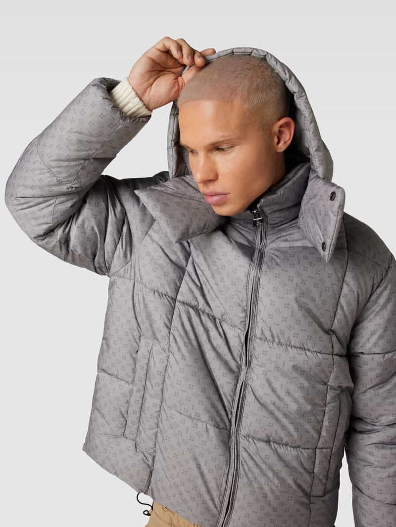 Pegador Gewatteerd jack met all-over motief model 'GALLAN'
