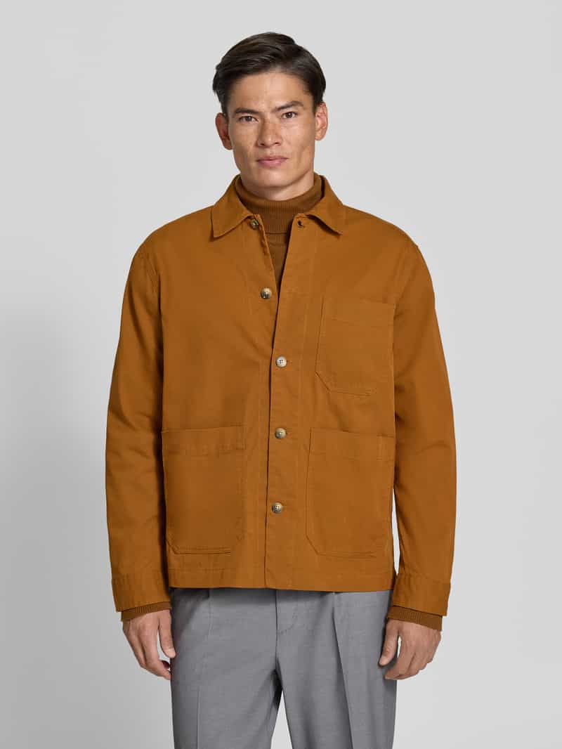 Selected Regular fit vrijetijdsoverhemd van katoenmix model 'MOTTO'
