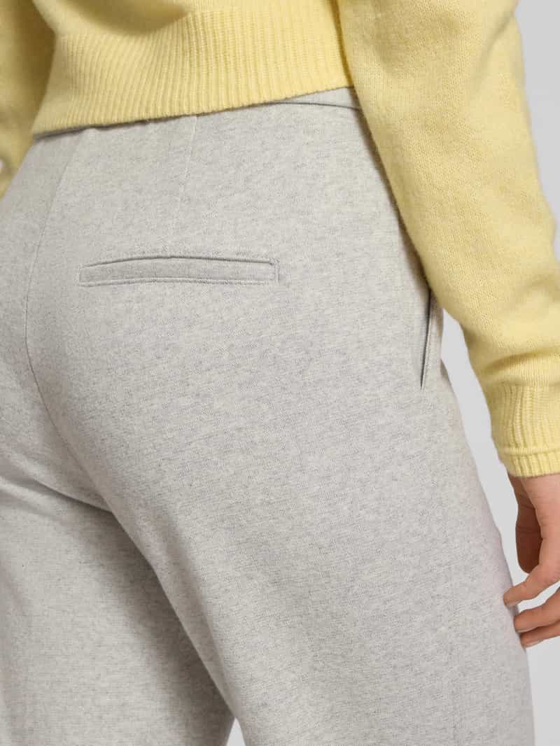 CAMBIO Stoffen broek met achterzakken