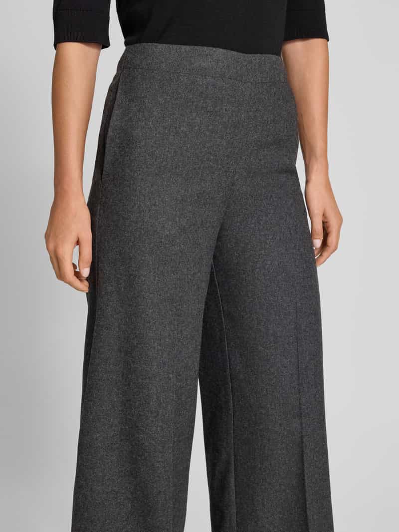 Stefanel Wide fit broek met persplooien