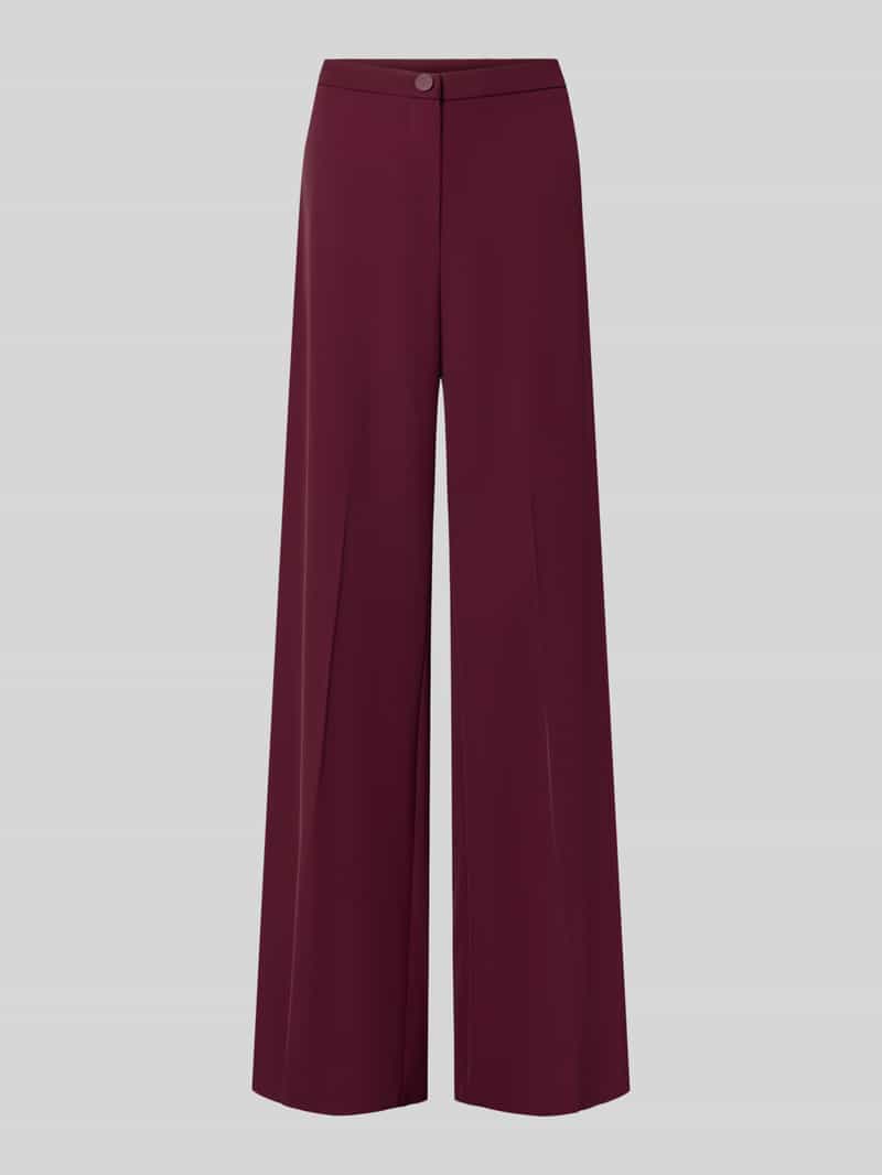 RINASCIMENTO wide leg stoffen broek met knoopsluiting