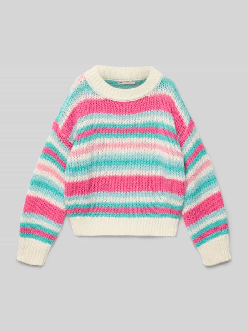 Only Comfort fit gebreide pullover met ronde hals model 'ALYSSA'