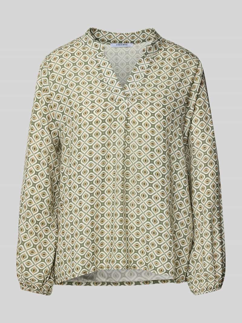 ZABAIONE Relaxed fit blouse met tuniekkraag model 'Mi44mii'