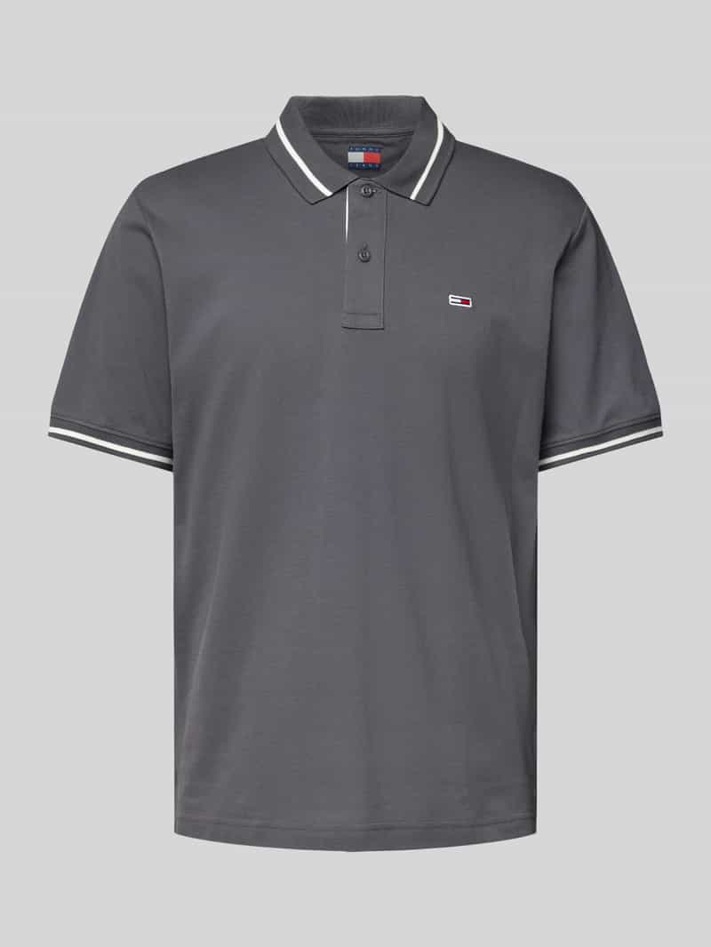 TOMMY JEANS Poloshirt TJM REG TIPPED POLO met gestreepte details