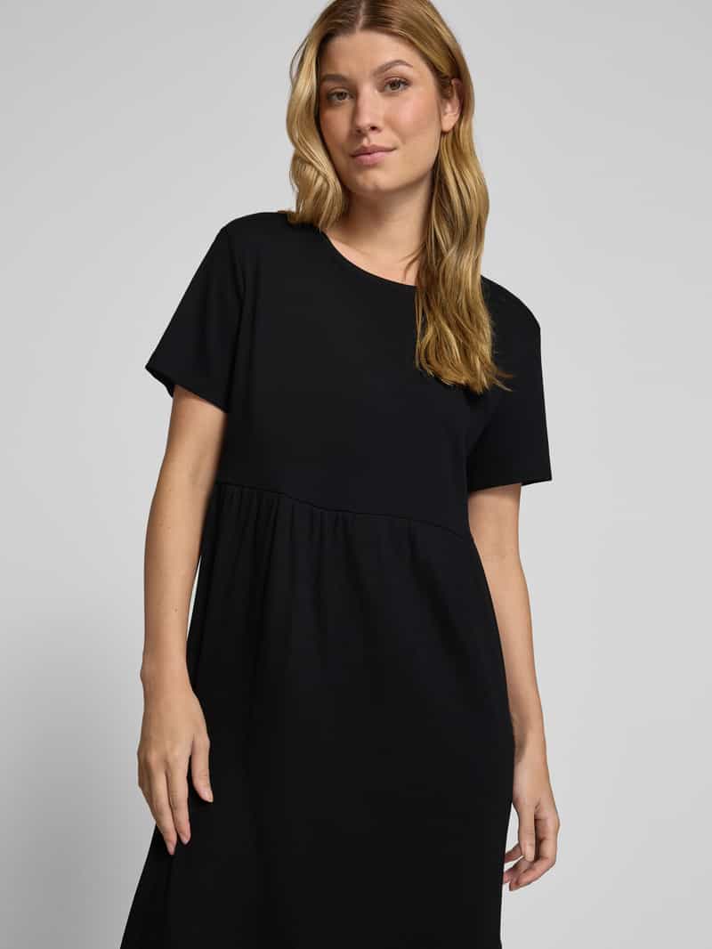 Tom Tailor Denim Loose fit midi-jurk van katoenmix