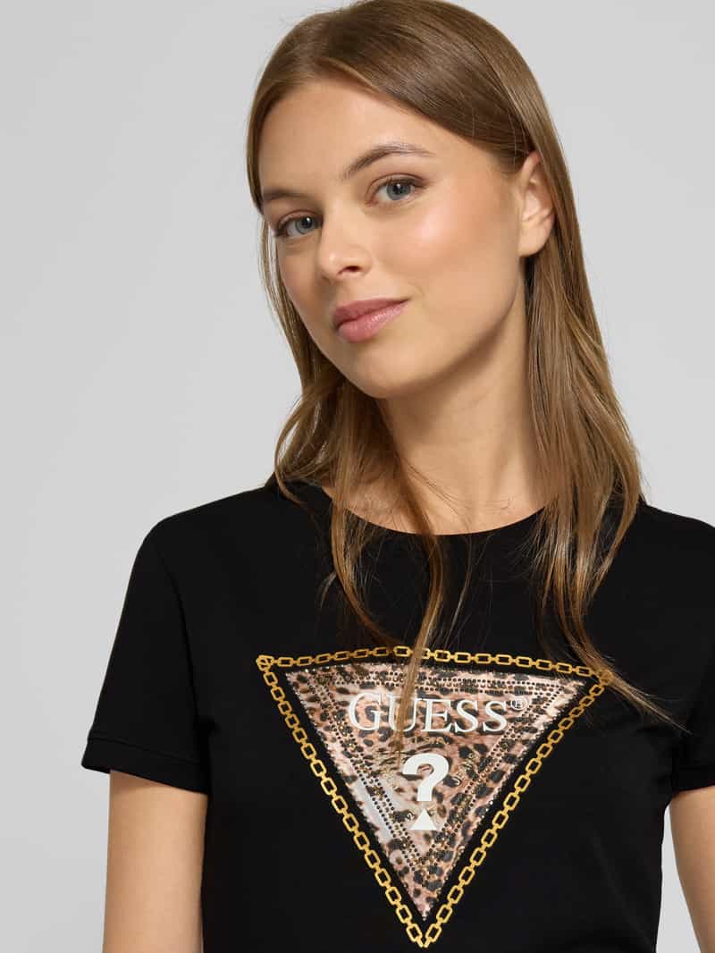Guess T-shirt met ronde hals