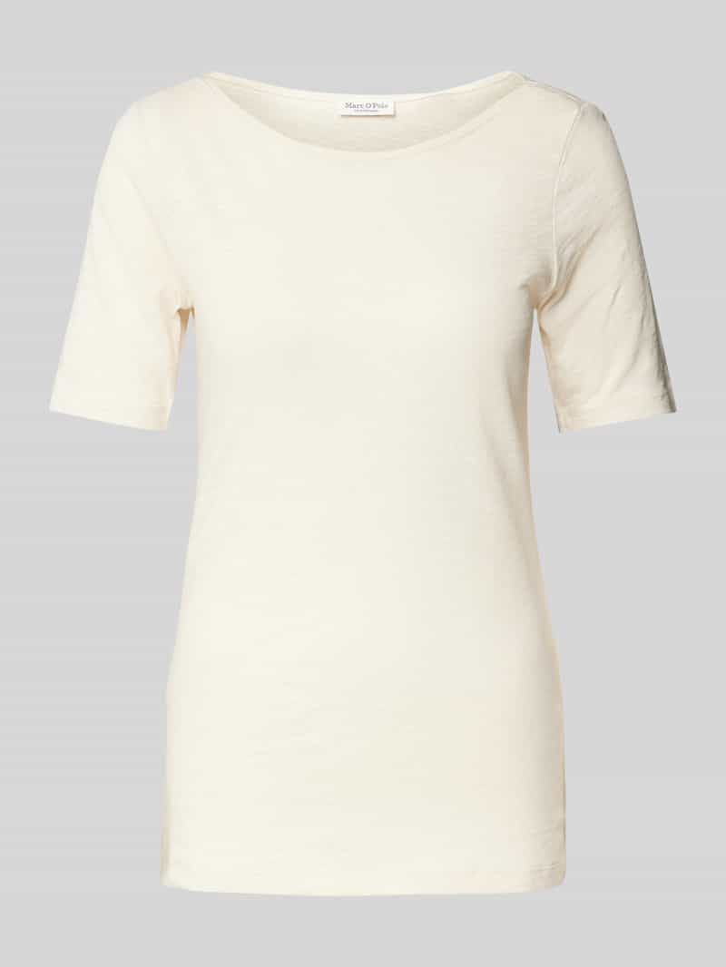 Marc O'Polo Regular fit T-shirt van zachte slub jersey