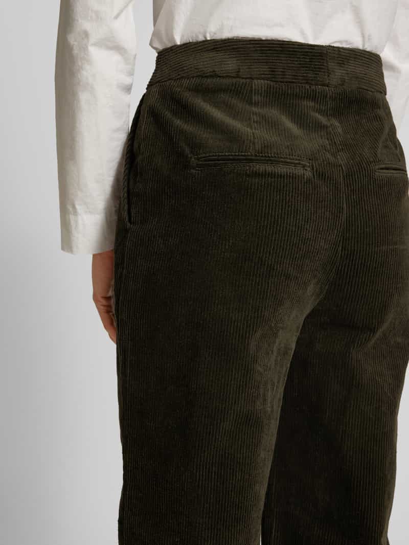 MSCH Copenhagen Wide leg corduroy broek met steekzakken model 'Geggo'