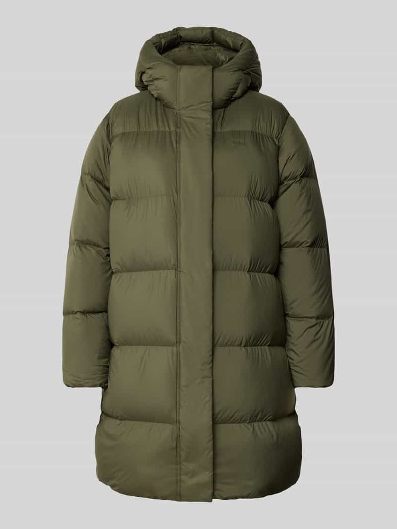Tommy Hilfiger Regular fit lange donsjas met capuchon