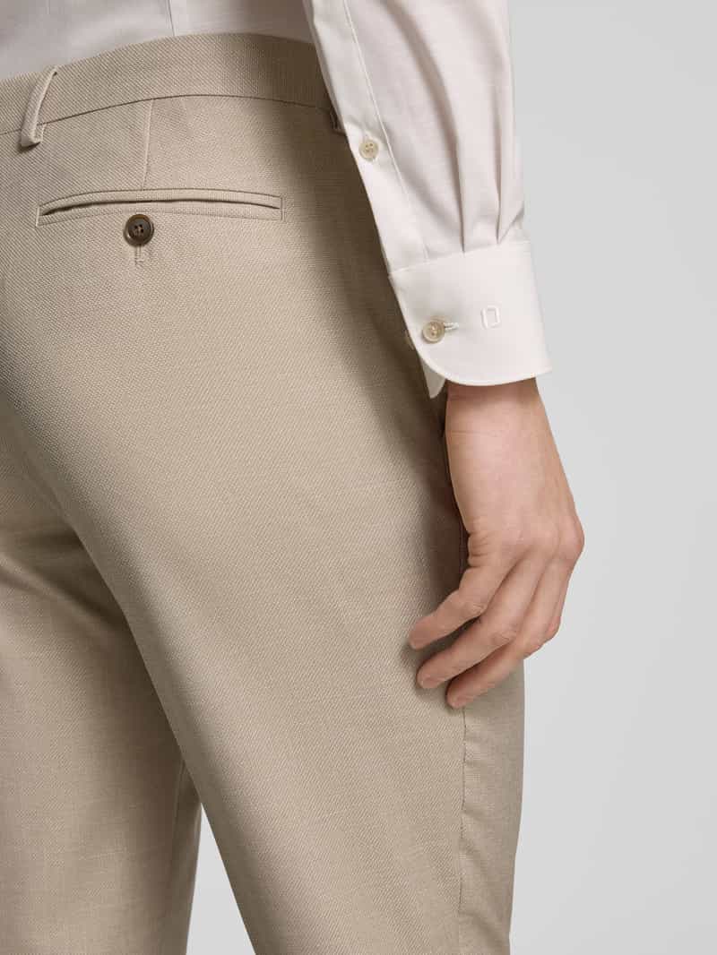 Christian Berg Men Chino met bandplooien