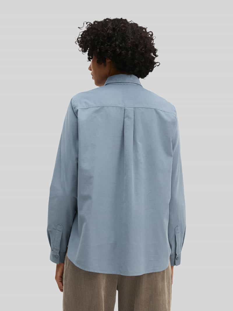 Marc O'Polo Regular fit blouse met lange mouwen van mix van katoen en lyocell