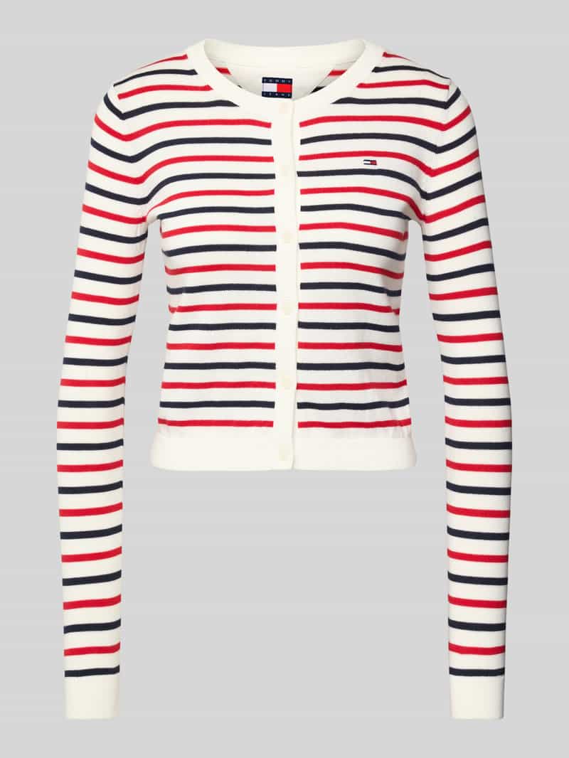 Tommy Jeans Regular fit cardigan van katoen