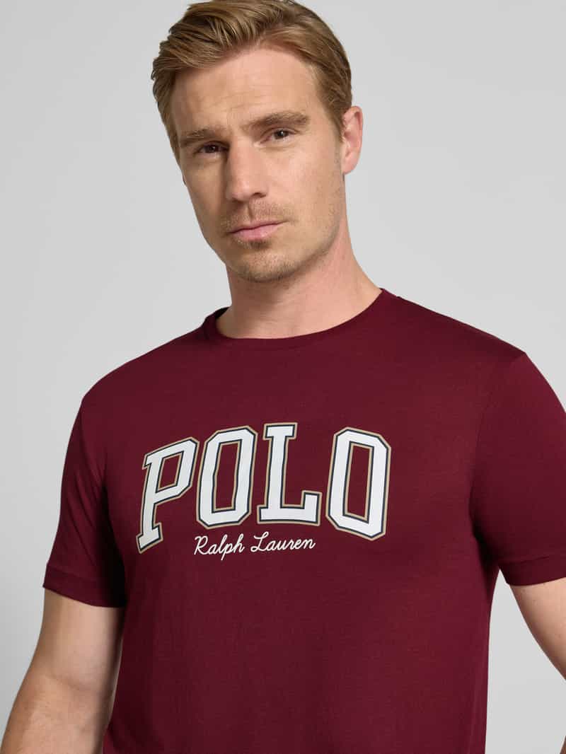 Polo Ralph Lauren Custom slim fit T-shirt met ronde hals