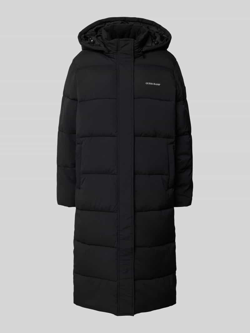 Guess Jeans Gewatteerde jas met capuchon