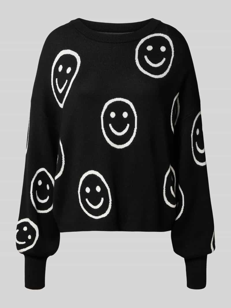 Only Regular fit gebreide pullover van viscosemix model 'MONTANA'