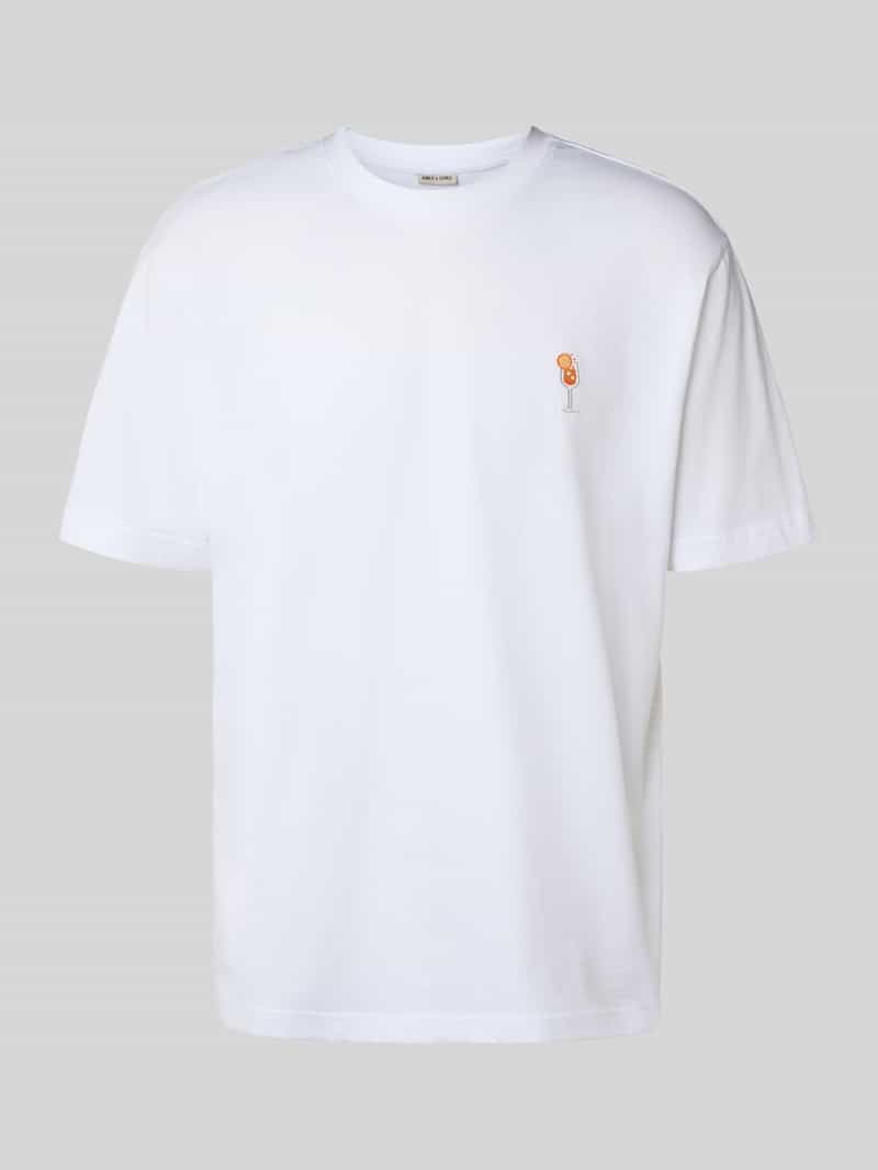 Only & Sons Regular fit T-shirt van puur katoen