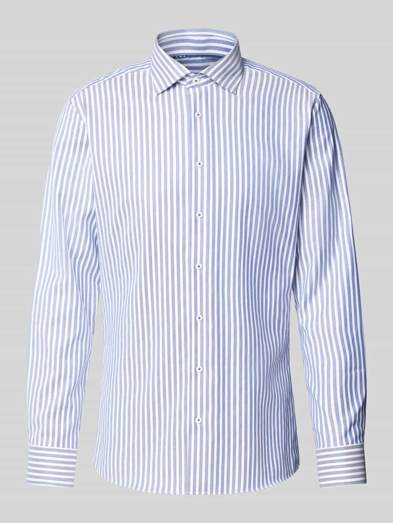 Eterna Slim fit zakelijk overhemd met kentkraag