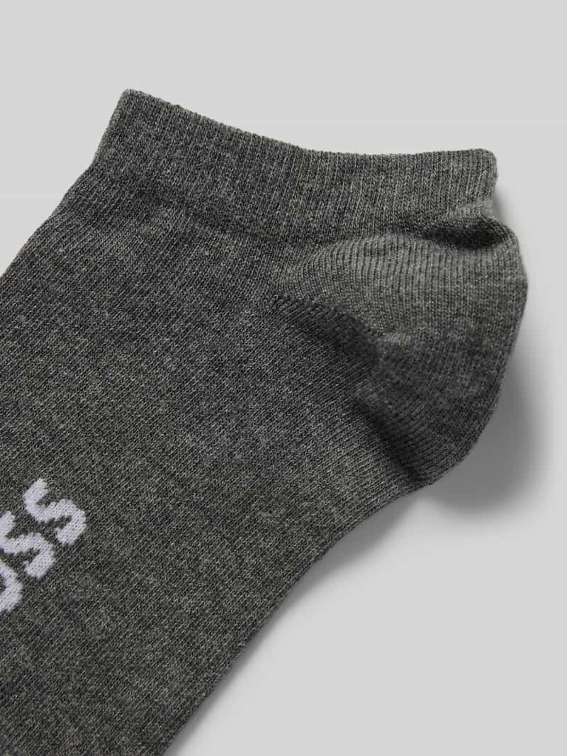 Boss Sneakersokken met labeldetail in een set van 2 paar